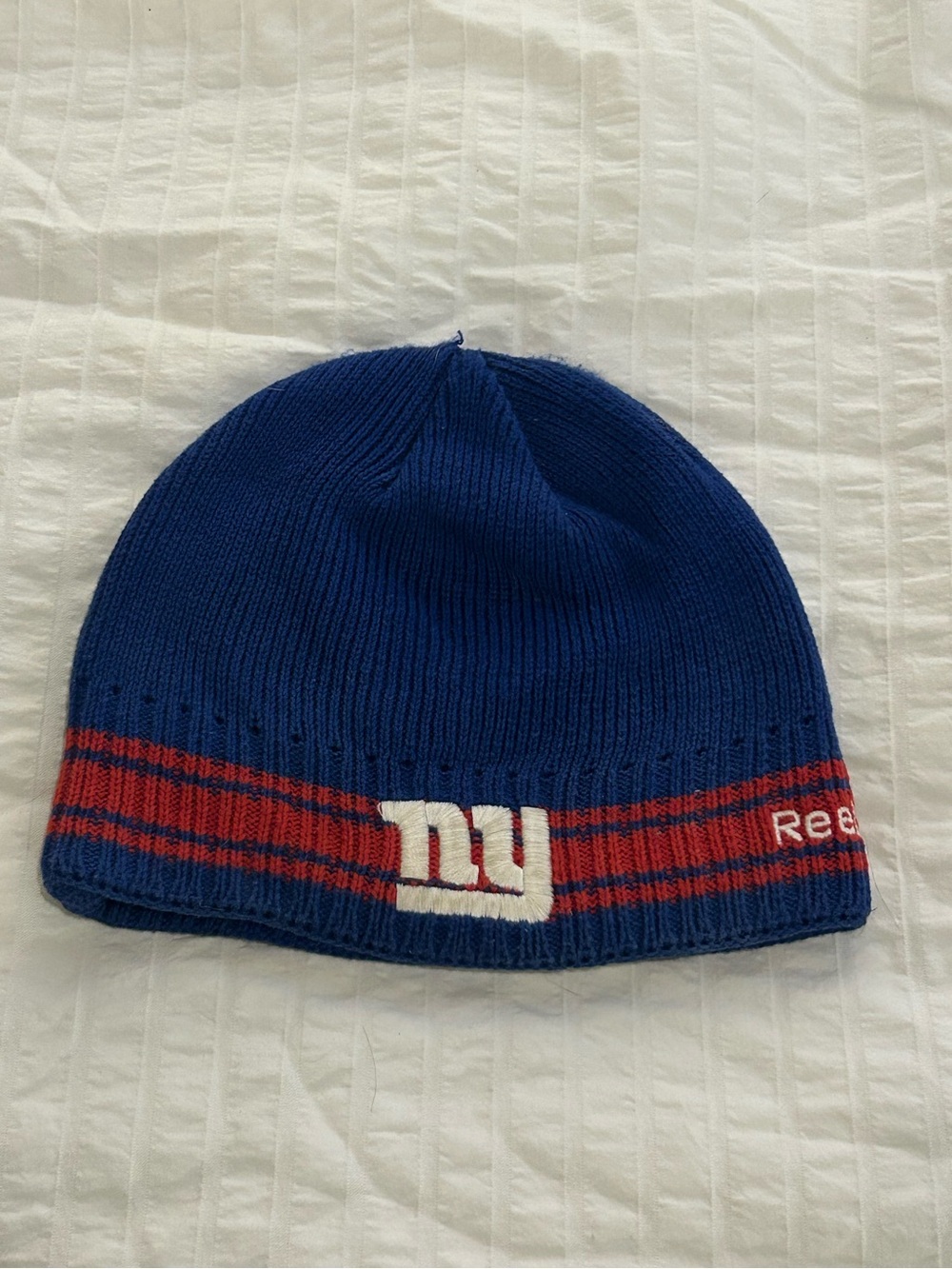 NY giants beanie